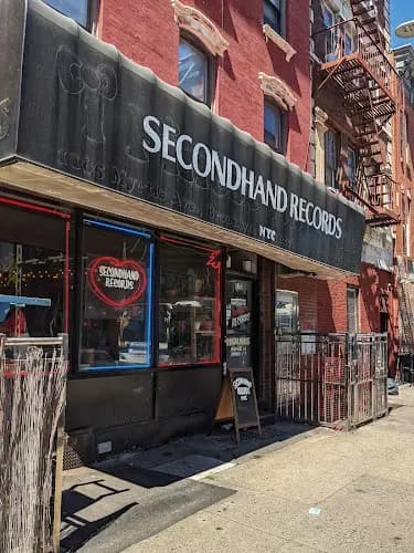 Second Hand Records NYC storefront in Brooklyn