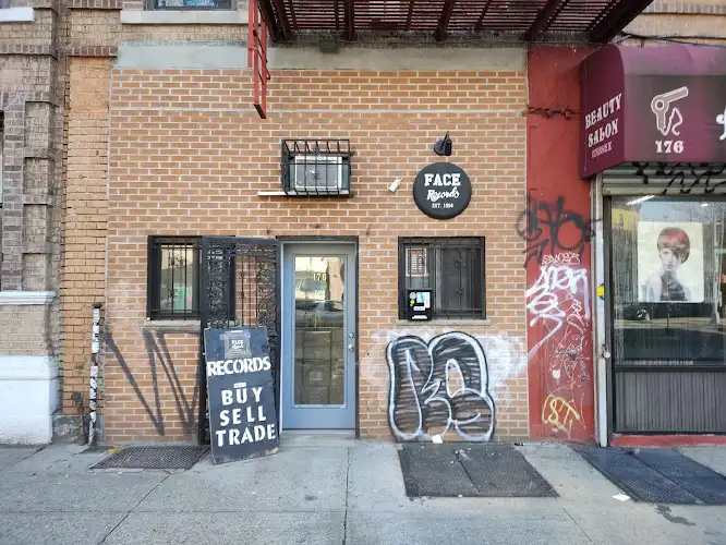 Face Records NYC storefront in Brooklyn