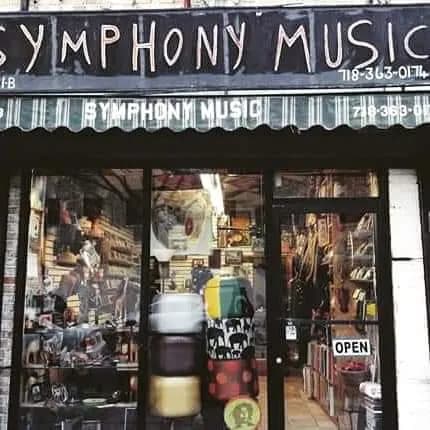 Symphony Music storefront in Brooklyn