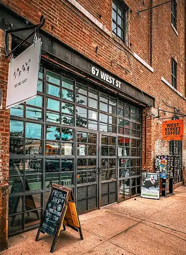 Fire Talk storefront in Brooklyn