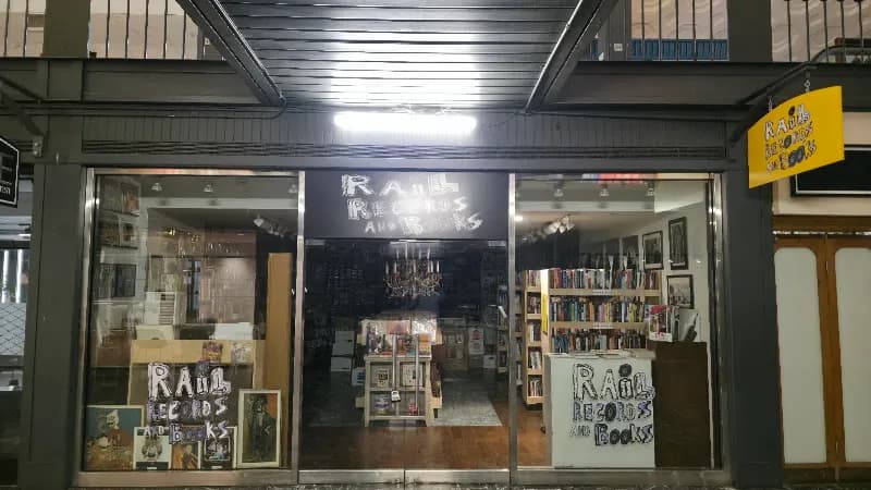 Rail Records & Books storefront in Washington DC