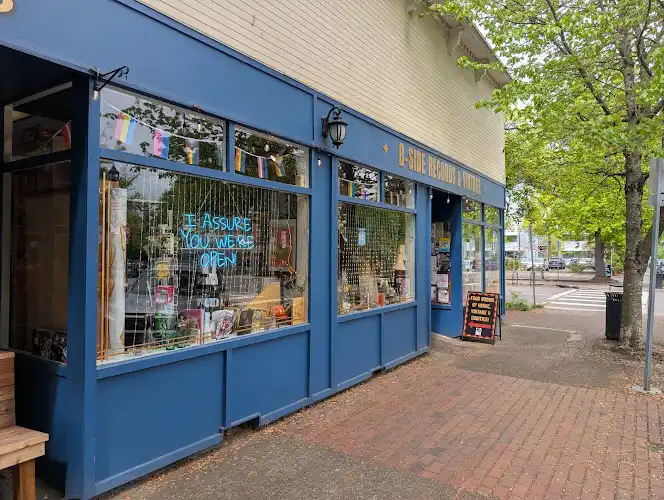 B-Side Records & Vintage storefront