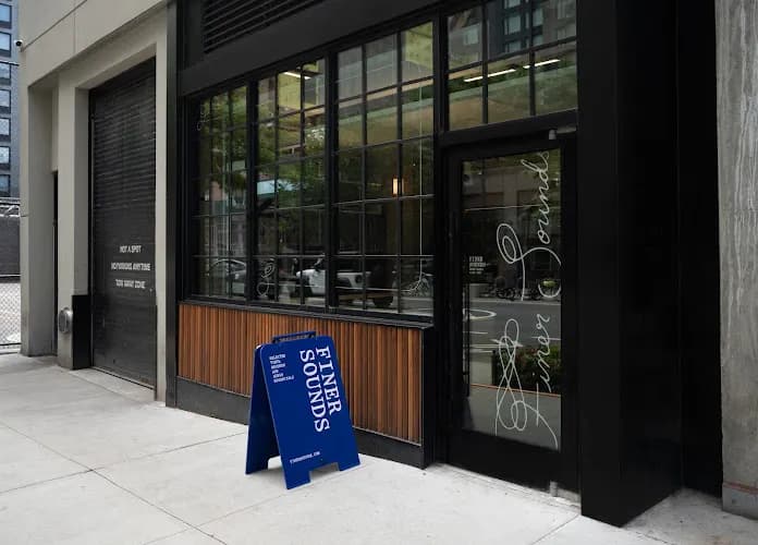 Finer Sounds storefront in Brooklyn