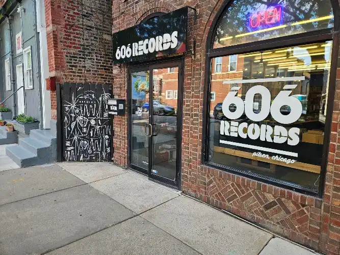 606 Records storefront