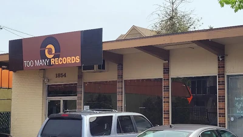 Too Many Records storefront